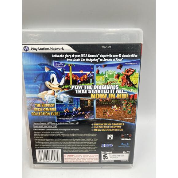 Sonic's Ultimate Genesis Collection PS3 Complete In Box - Picture 2 of 11